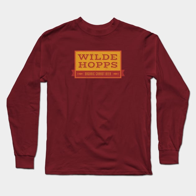 Wilde Hopps Organic Carrot Beer Long Sleeve T-Shirt by Heyday Threads